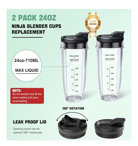 Personal blender cups - oz,